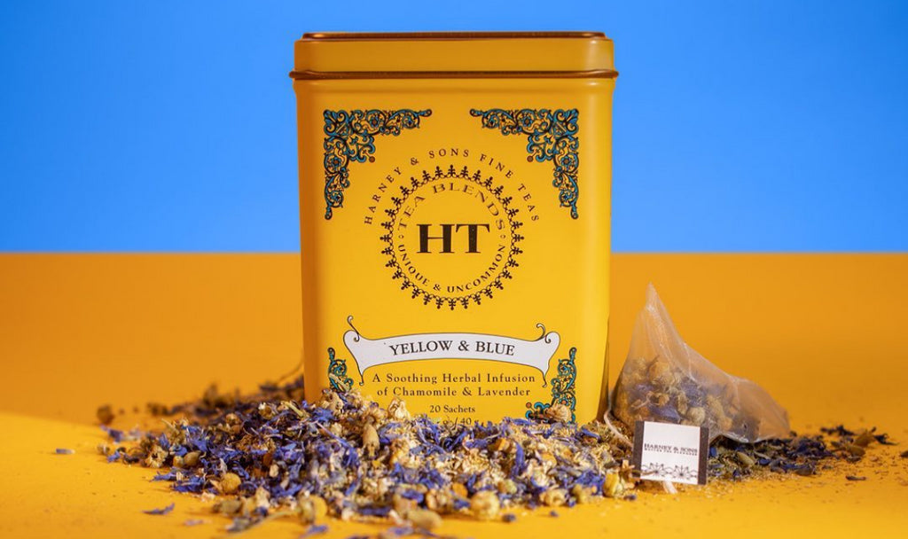 【御礼】<br>~ Peace For All ~<br>HARNEY & SONS のハーブティー”YELLOW &BLUE”を通じて、<br>平和を想う心をひとつに。