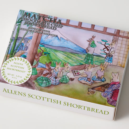 Allens Shortbread Matcha and Chocolate Chip マッチャ&チョコレートチップ 【SHORTBREAD】