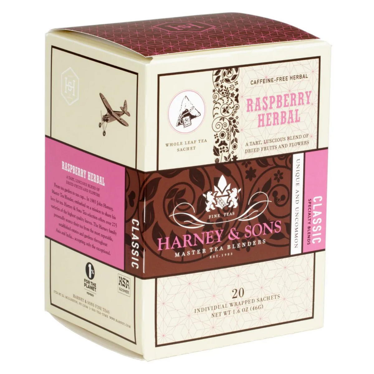 （ハーニー＆サンズ公式）Raspberry Herbal ラズベリー・ハーバル HARNEY & SONS JAPAN